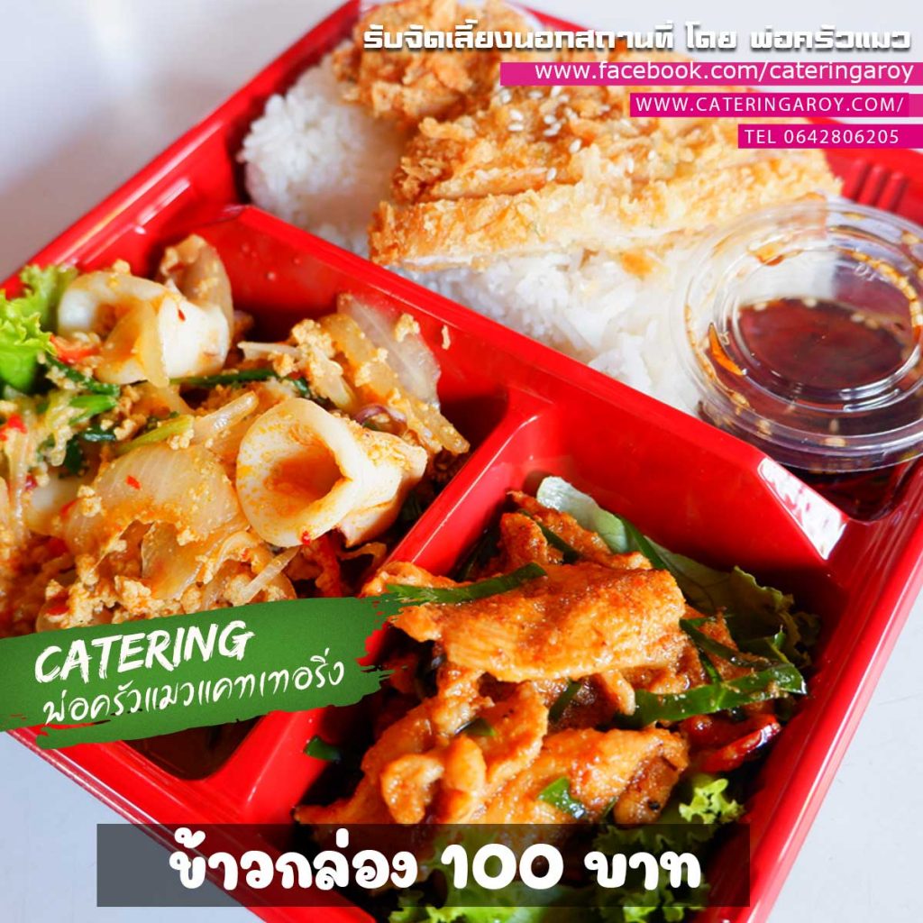 ข้าวพะแนงหมู ผงกะหรี่หมึก หมูทอดญี่ปุ่น ราคา กล่องละ100 บาทเท่านั้น